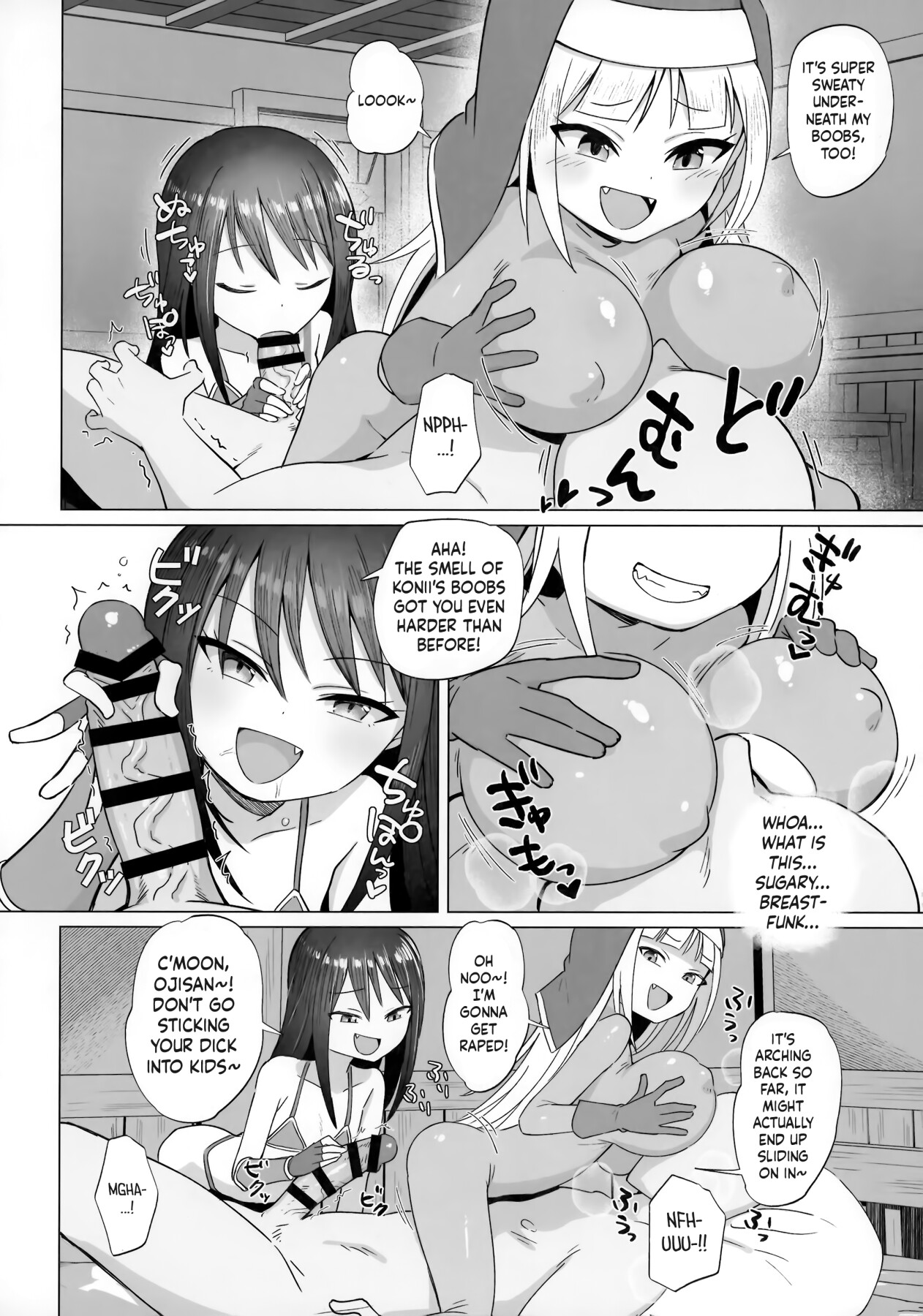 Hentai Manga Comic-The Brat Party and The Correcting Old Man-Read-12